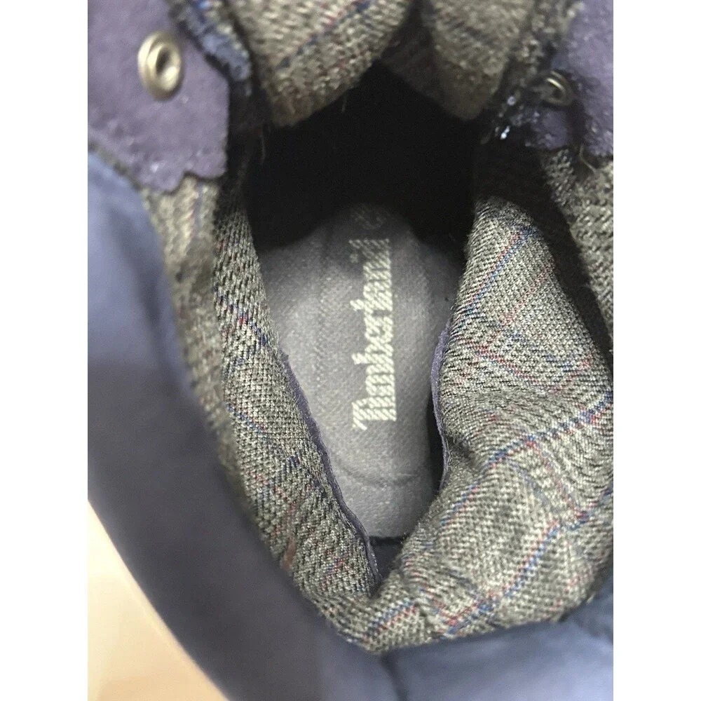 Timberland Courmayeur Valley Women’s Size 9.5 Hiking Boots Blue Nubuck Leather